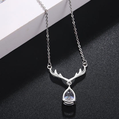 925 Sterling Silver Antlers Women Jewelry Set