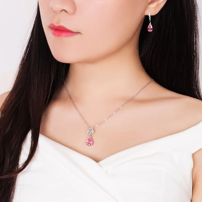 Pear Shape Crystal Women Jewelry Set