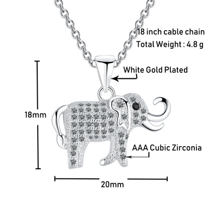 Guardian Elephant Pendant Necklace