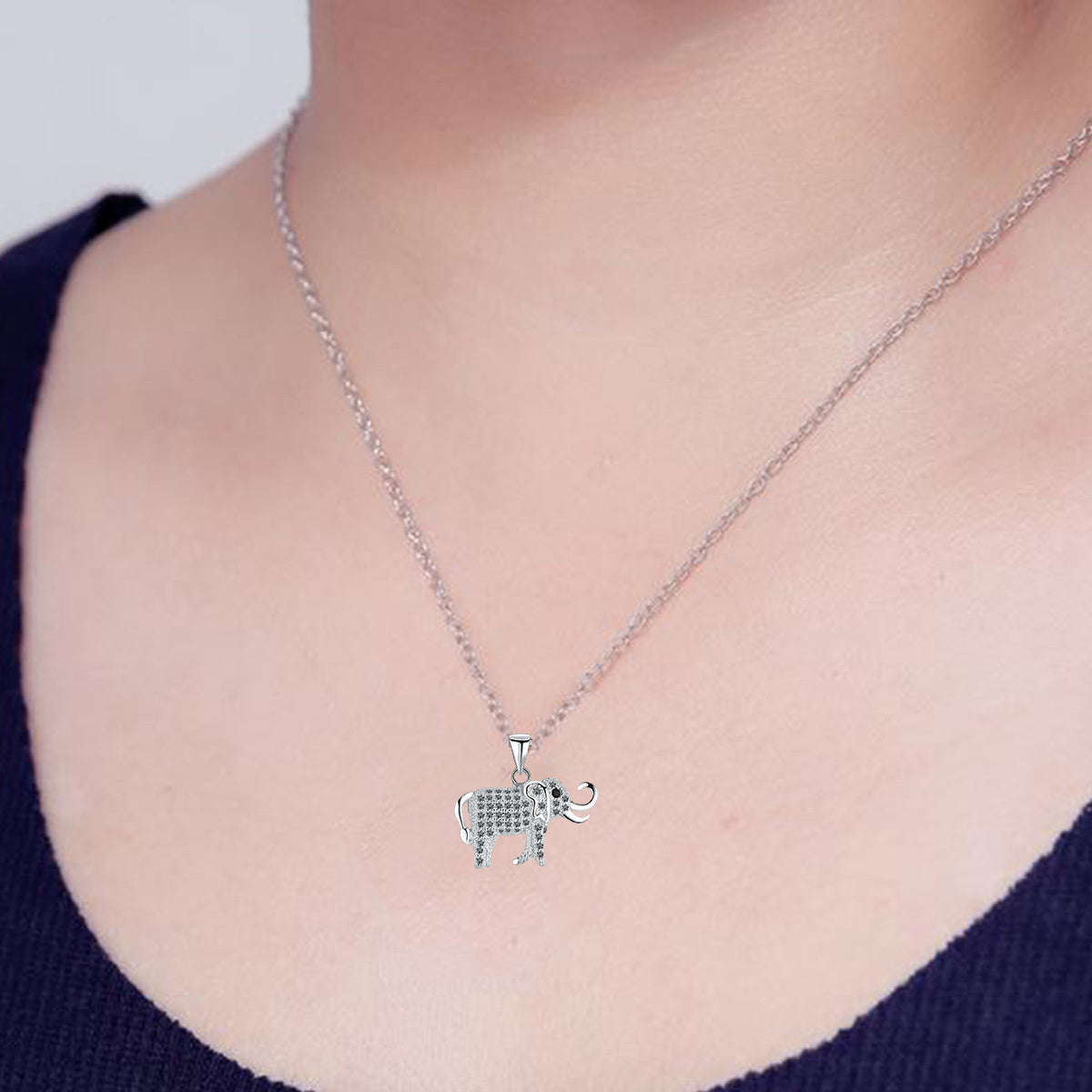 Guardian Elephant Pendant Necklace