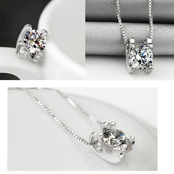 CZ Diamond Cubic Women Jewelry Set